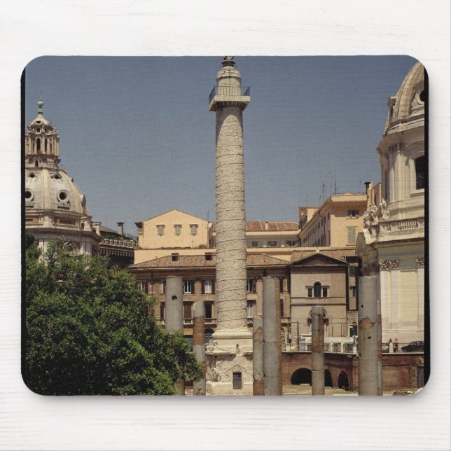 View of Trajan's Column, 113 AD Mouse Pad (Front)