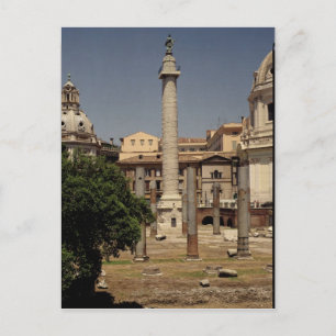View of Trajan's Column, 113 AD Postcard