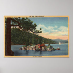 View of Treasure Island Poster