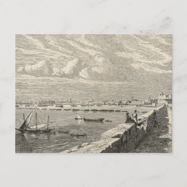 View of Tripoli Postcard (Front)