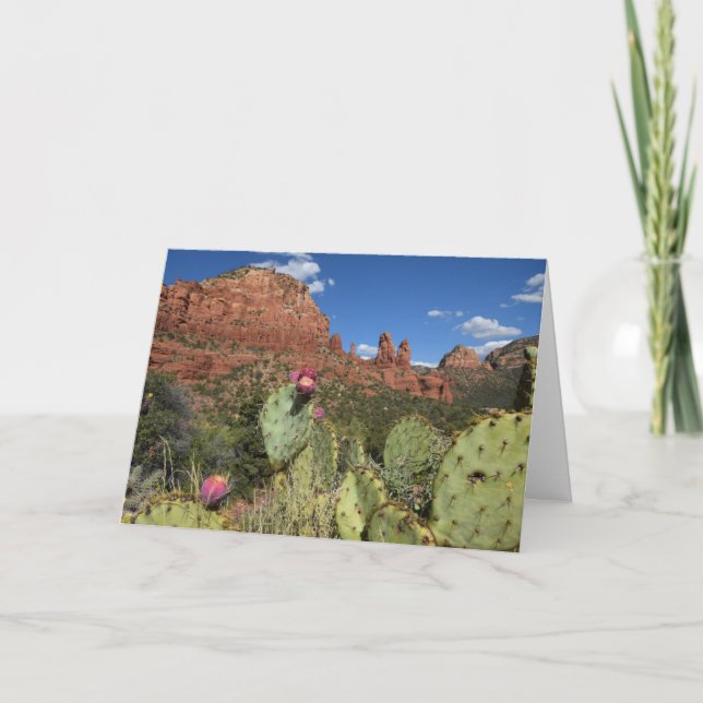 View of Twin Buttes | Sedona, Arizona Card (Front)