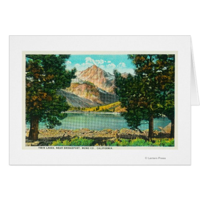 View of Twin Lakes near Bridgeport (Front Horizontal)