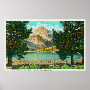 View of Twin Lakes near Bridgeport Poster