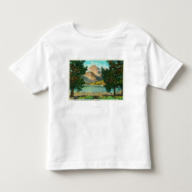 View of Twin Lakes near Bridgeport Toddler T-Shirt (Front)