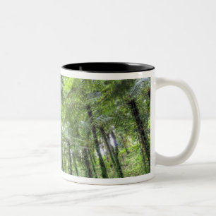 View of vegetation in Bali Botanical Gardens, Two-Tone Coffee Mug