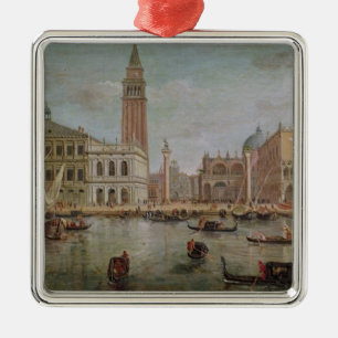 View of Venice, 1719 Metal Tree Decoration