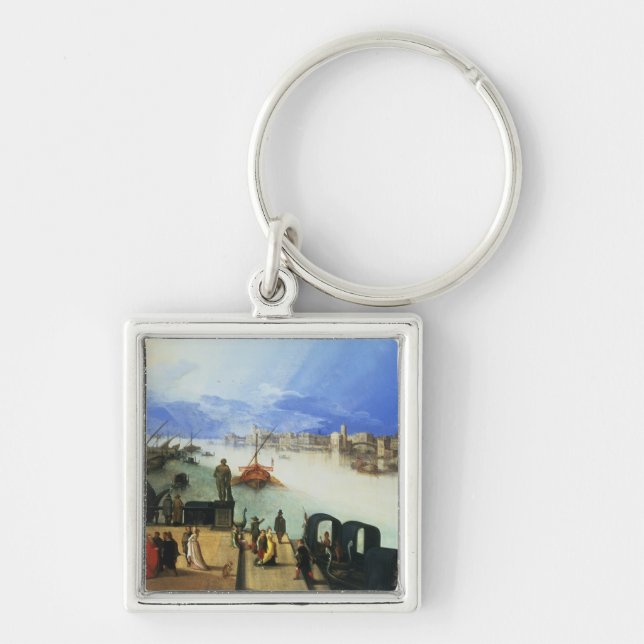View of Venice Key Ring (Front)