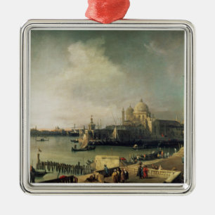 View of Venice Metal Ornament