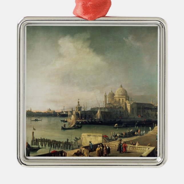 View of Venice Metal Ornament (Front)