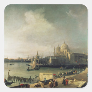 View of Venice Square Sticker