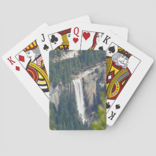View of Vernal Falls from Glacier Point, CA Playing Cards