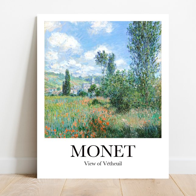 View of Vétheuil by Claude Monet Poster (
Capture Claude Monet's idyllic countryside with this View of Vétheuil poster.)