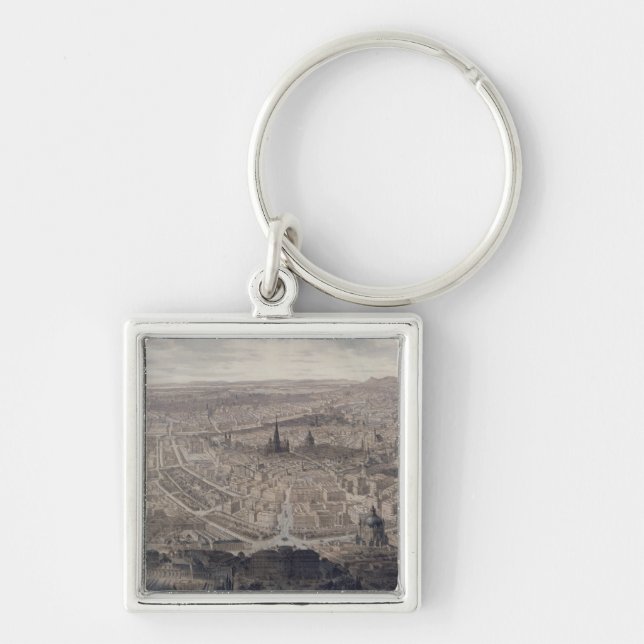 View of Vienna, c.1860 Key Ring (Front)