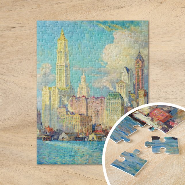 View of Wall Street | Colin Campbell Cooper Jigsaw Puzzle (Creator Uploaded)