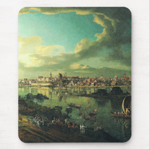 View of Warsaw from Praga by Bernardo Bellotto Mouse Pad