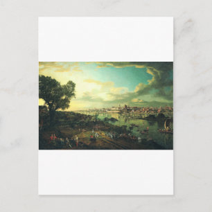 View of Warsaw from Praga by Bernardo Bellotto Postcard