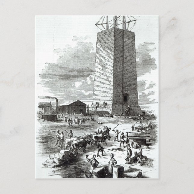 View of Washington Monument Postcard (Front)