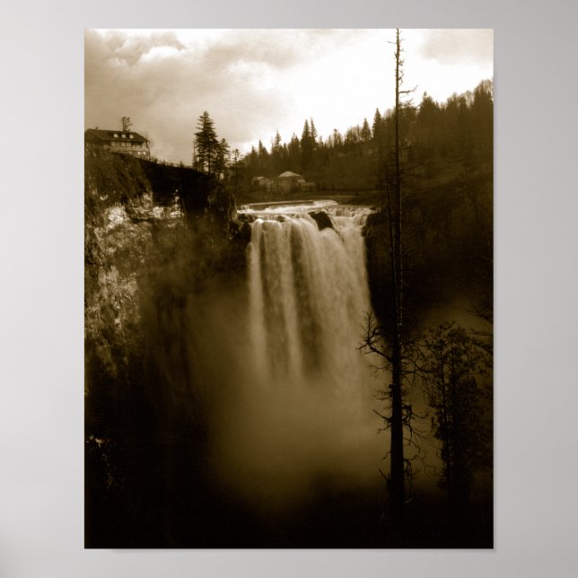 View of Waterfall Poster (Front)