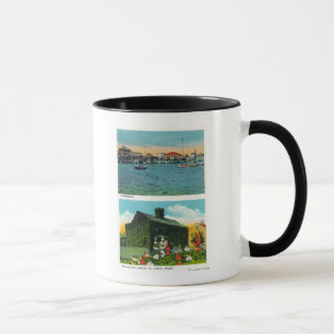 View of Waterfront, Old Ivy Cottage on Liberty Mug