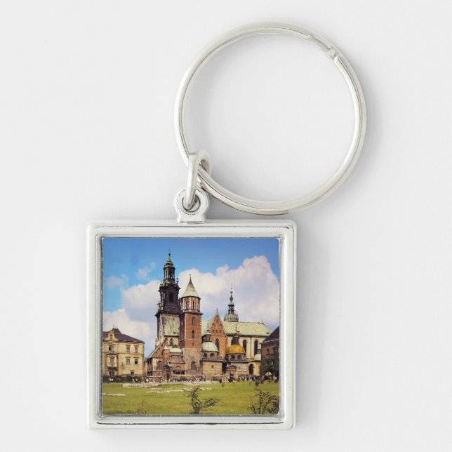 View of Wawel Cathedral Key Ring (Front)