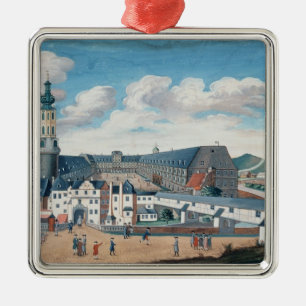 View of Weimar with the Castle of Wilhelmsburg Metal Ornament