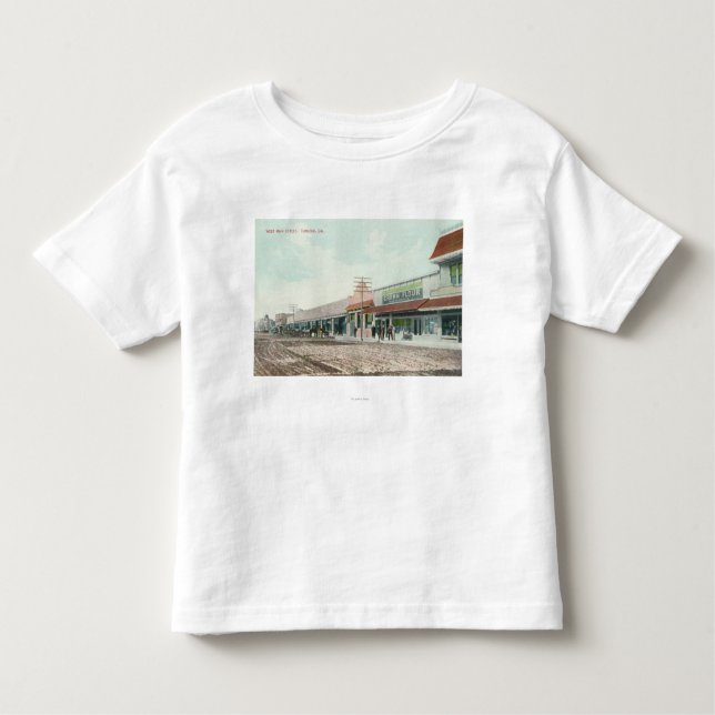 View of West Main StreetTurlock, CA Toddler T-Shirt (Front)