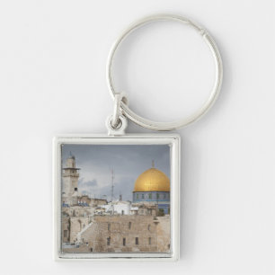 View of Western Wall Plaza, late afternoon 2 Key Ring