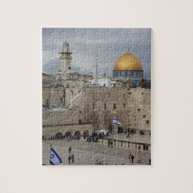 View of Western Wall Plaza, late afternoon Jigsaw Puzzle (Vertical)