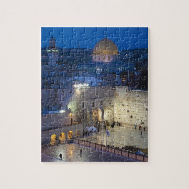 View of Western Wall Plaza, late evening Jigsaw Puzzle (Vertical)