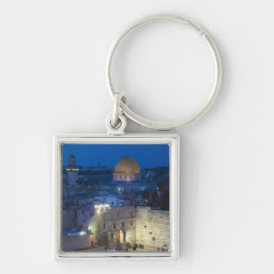 View of Western Wall Plaza, late evening Key Ring
