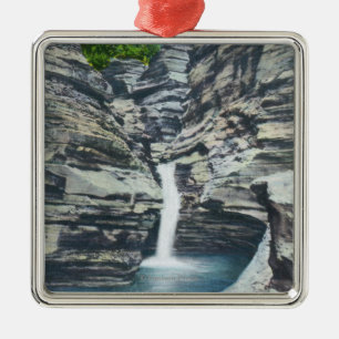 View of Whispering Falls Metal Tree Decoration