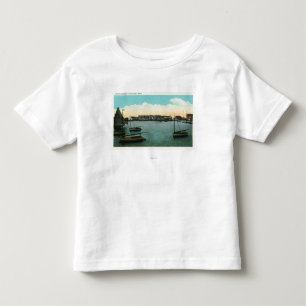 View of White Elephant Toddler T-Shirt