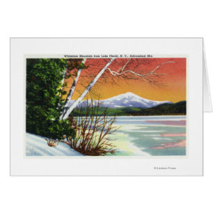 View of Whiteface Mountain from the Lake in