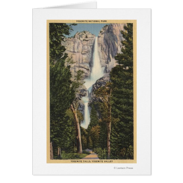 View of Yosemite Falls & Valley (Front)