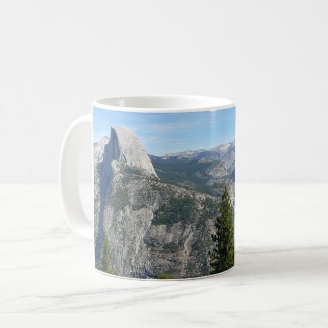 View of Yosemite from Glacier Point, CA Coffee Mug (Front Left)