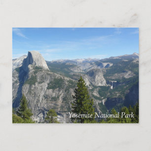 View of Yosemite from Glacier Point, CA Postcard