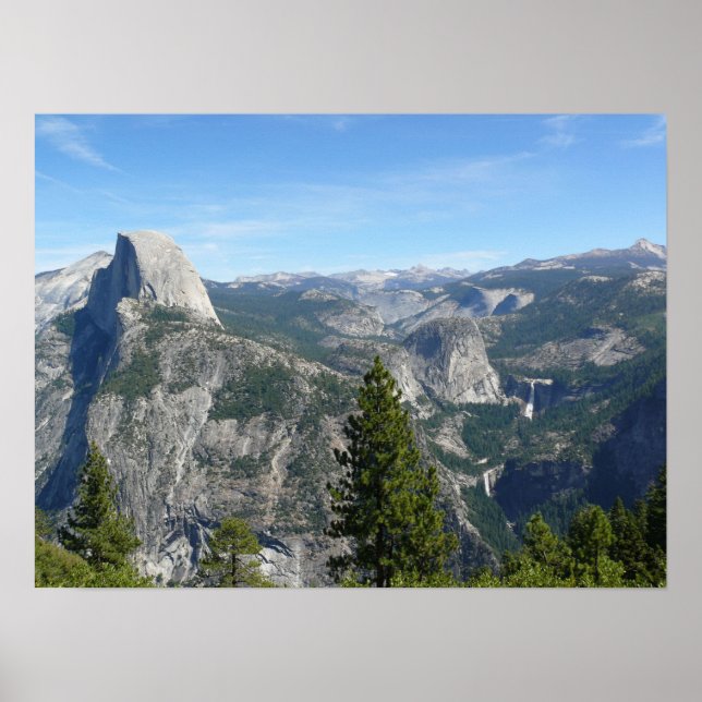 View of Yosemite from Glacier Point, CA Poster (Front)