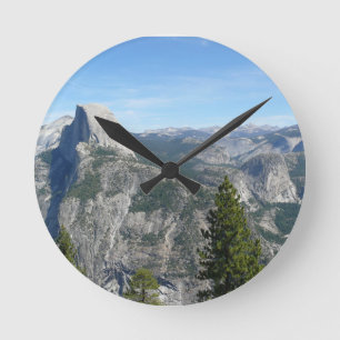 View of Yosemite from Glacier Point, CA Round Clock