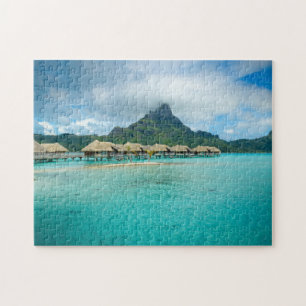 View on Bora Bora island jigsaw puzzle