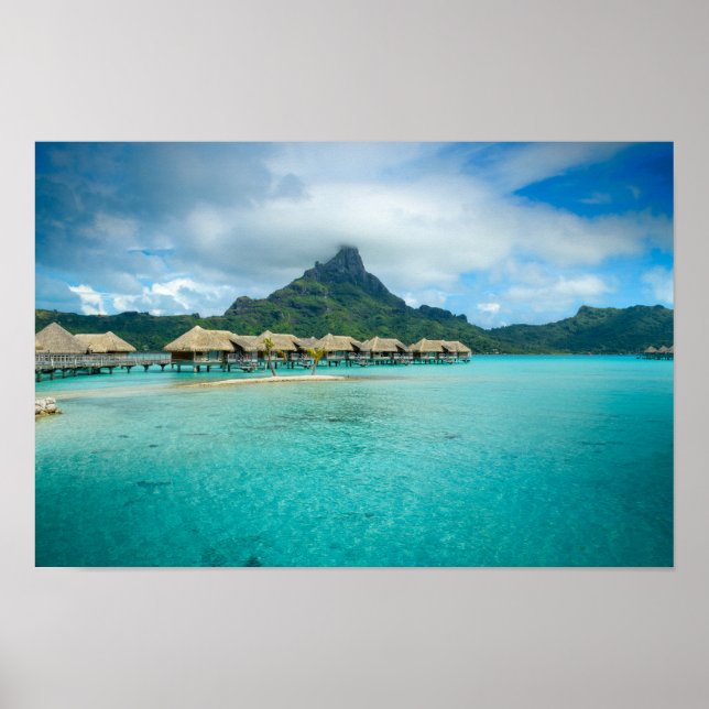 View on Bora Bora island poster (Front)