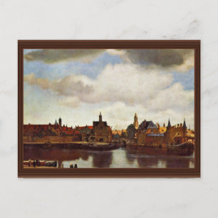 View On Delft, The  By Johannes Vermeer (Best Qual Postcard