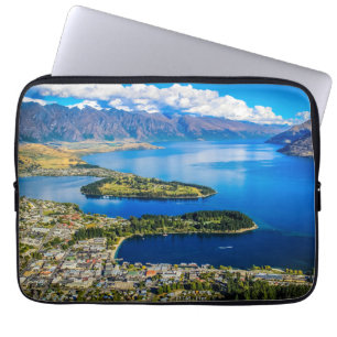 View on Queenstown from Bob's Peak, New Zealand Laptop Sleeve