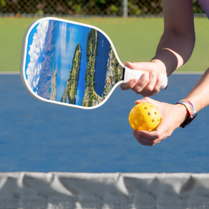 View on Queenstown from Bob's Peak, New Zealand Pickleball Paddle