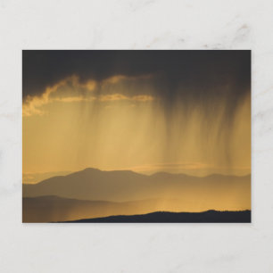 View onto successive hills along the Top of Postcard