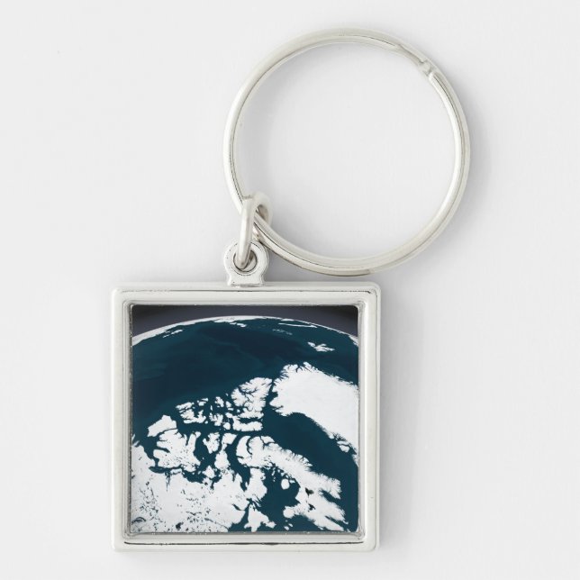 View over Greenland and the Arctic Ocean Key Ring (Front)