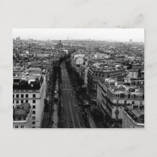 View over Paris Postcard