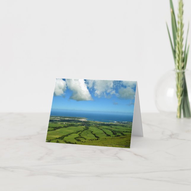 View over Praia da Vitoria: Terceira  Card (Front)