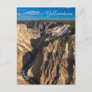 View over the Grand Canyon of the Yellowstone Postcard