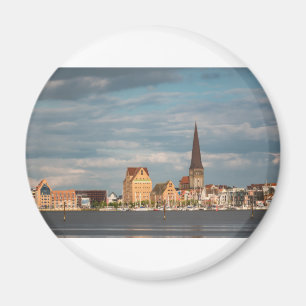 View over the river Warnow to Rostock Magnet