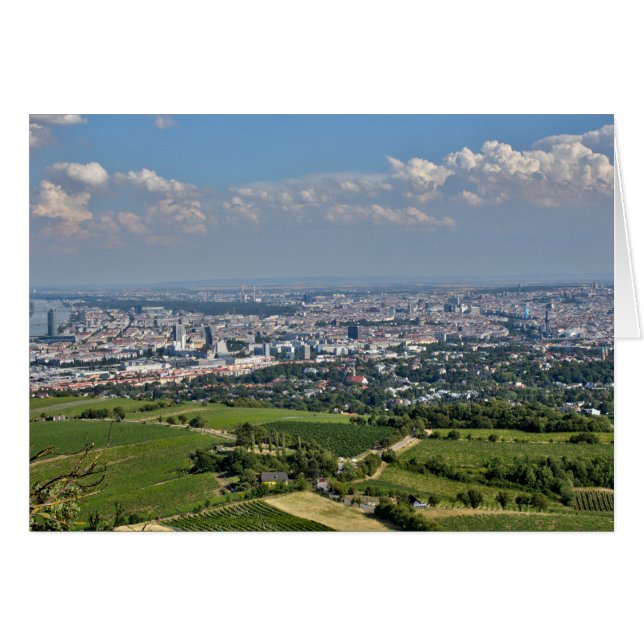 View Over Vienna From Kahlenberg (Front Horizontal)